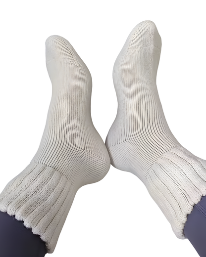 Calcetines de Punto con Forro de Felpa para Máximo Confort
