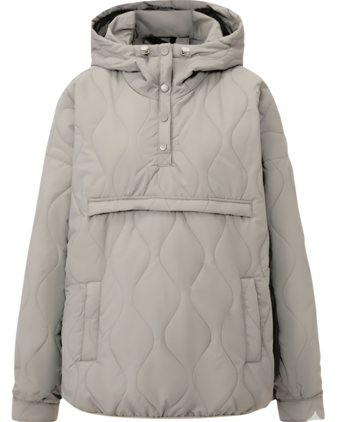 Abrigo con capucha acolchada plegable e impermeable Para Mujer