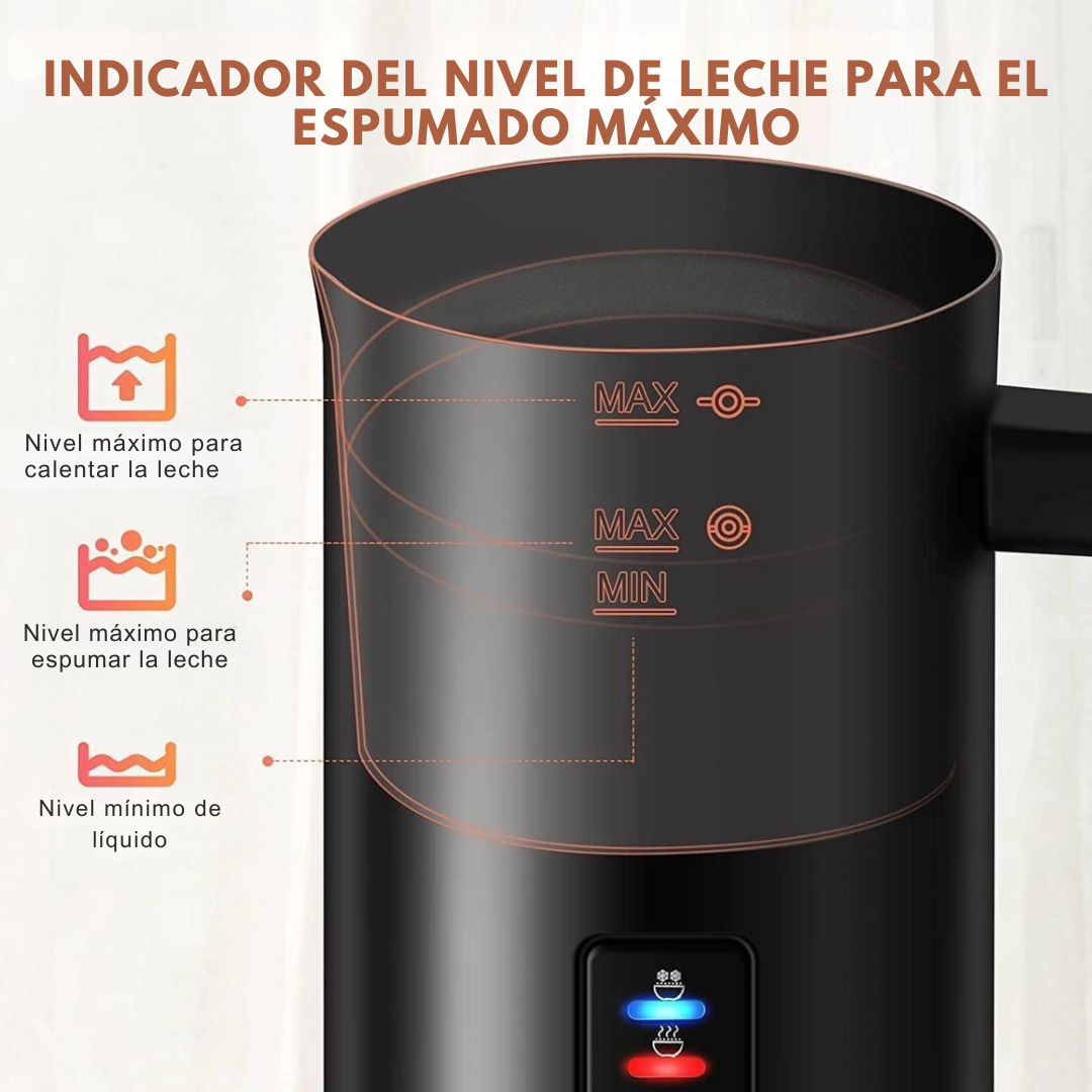 Espumador de Leche Eléctrico Crea Café de Calidad de Cafetería en Casa®