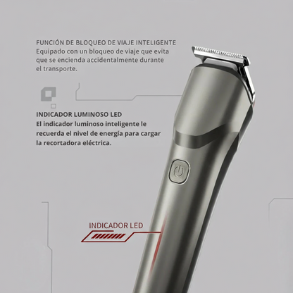 Afeitadora Eléctrica Recargable Resistente al Agua para Todo el Cuerpo