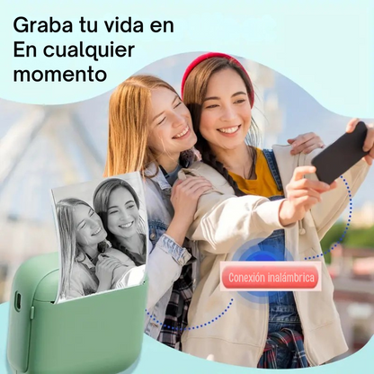 Impresora portátil recargable con impresión para múltiples usos