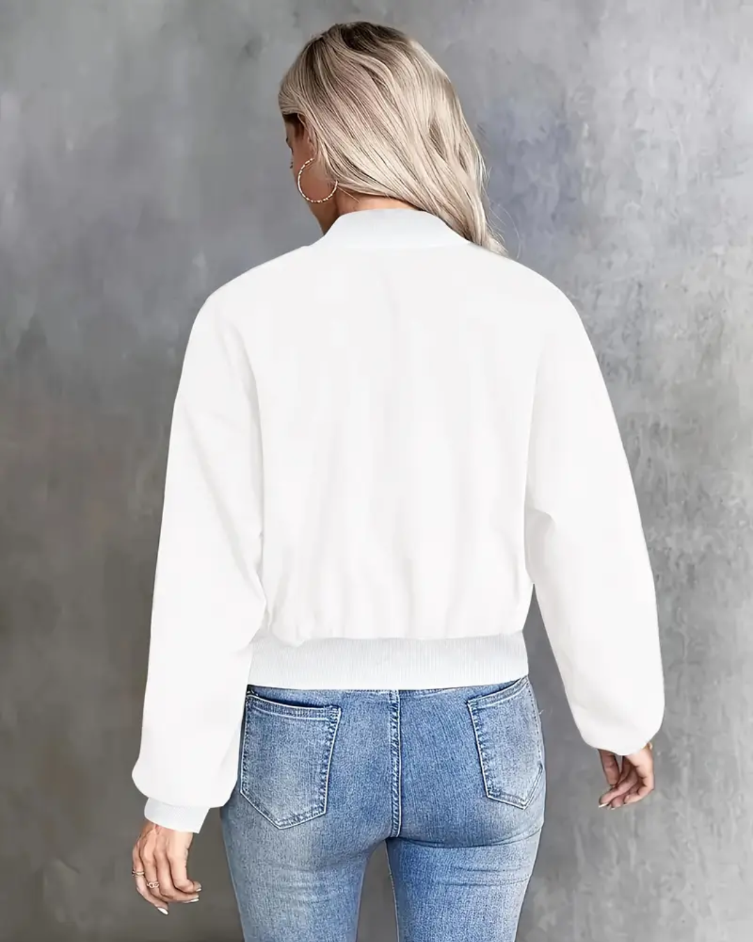 Chaqueta de cremallera para mujer