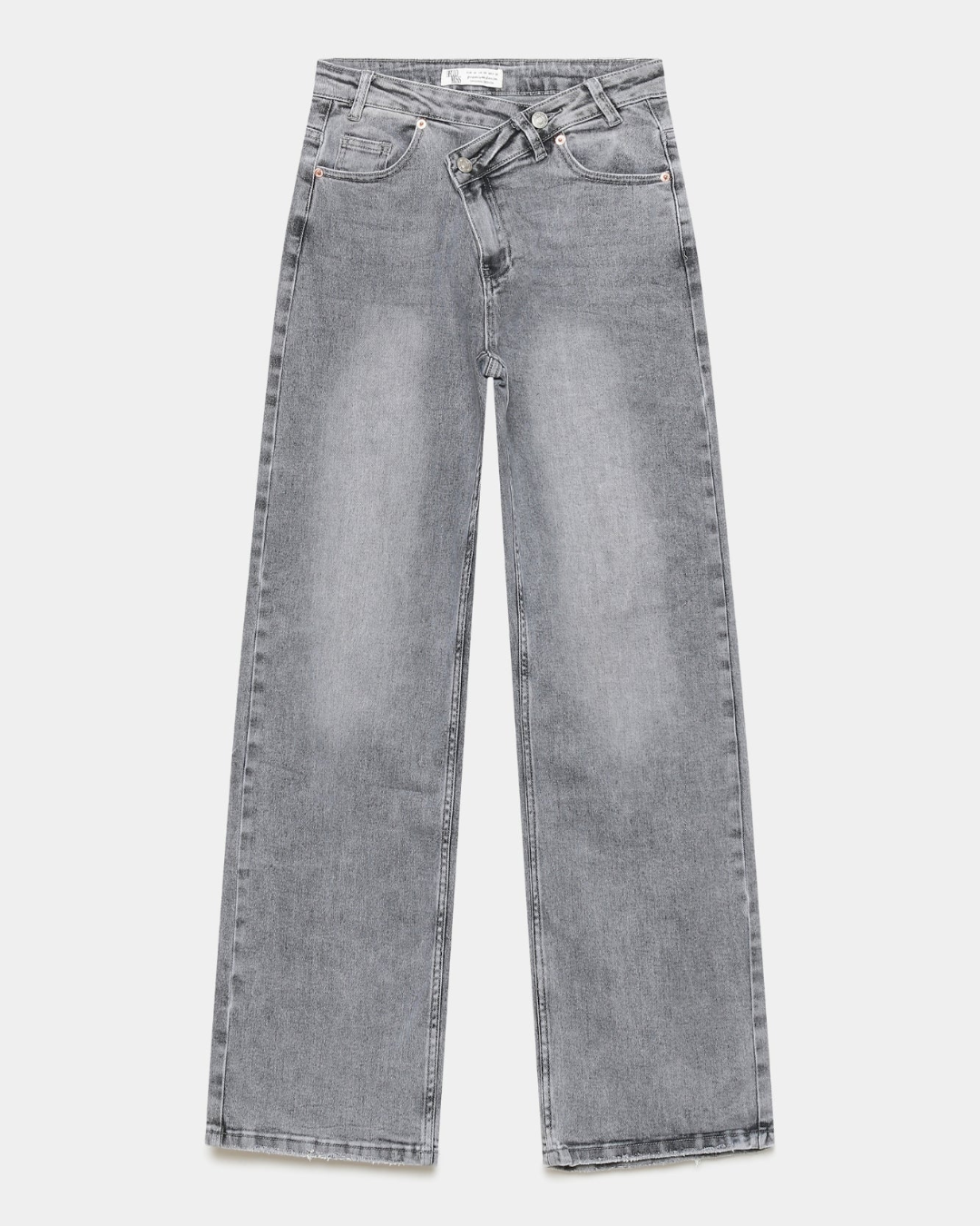 Vaqueros rectos de cintura alta para mujer