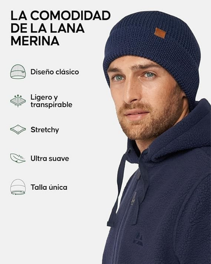 Gorro de lana suave y calido