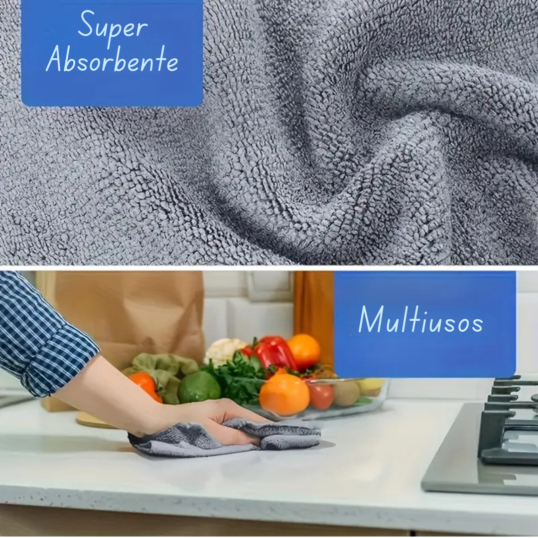 Paños de microfibra multiusos