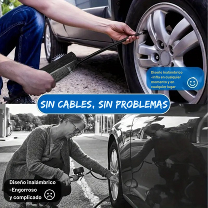 Inflador portátil inteligente - Presión precisa en un instante