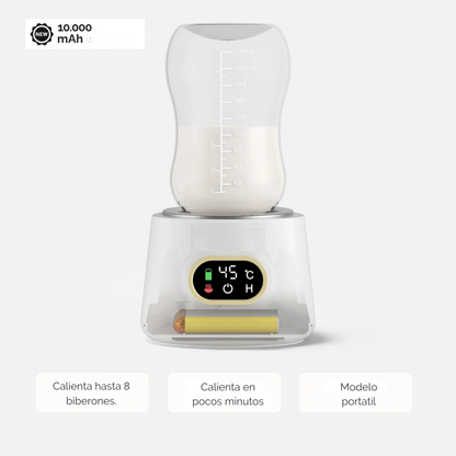 Calentador de Biberones Portátil con Batería Recargable
