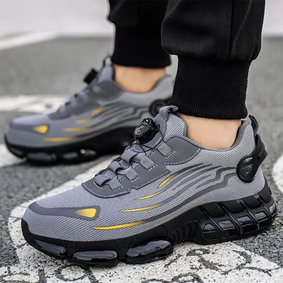 Zapatos cómodos con punta de acero y ajuste seguro para hombre®