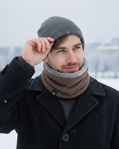 Bufanda de Cuello Elegante con Forro de Terciopelo®