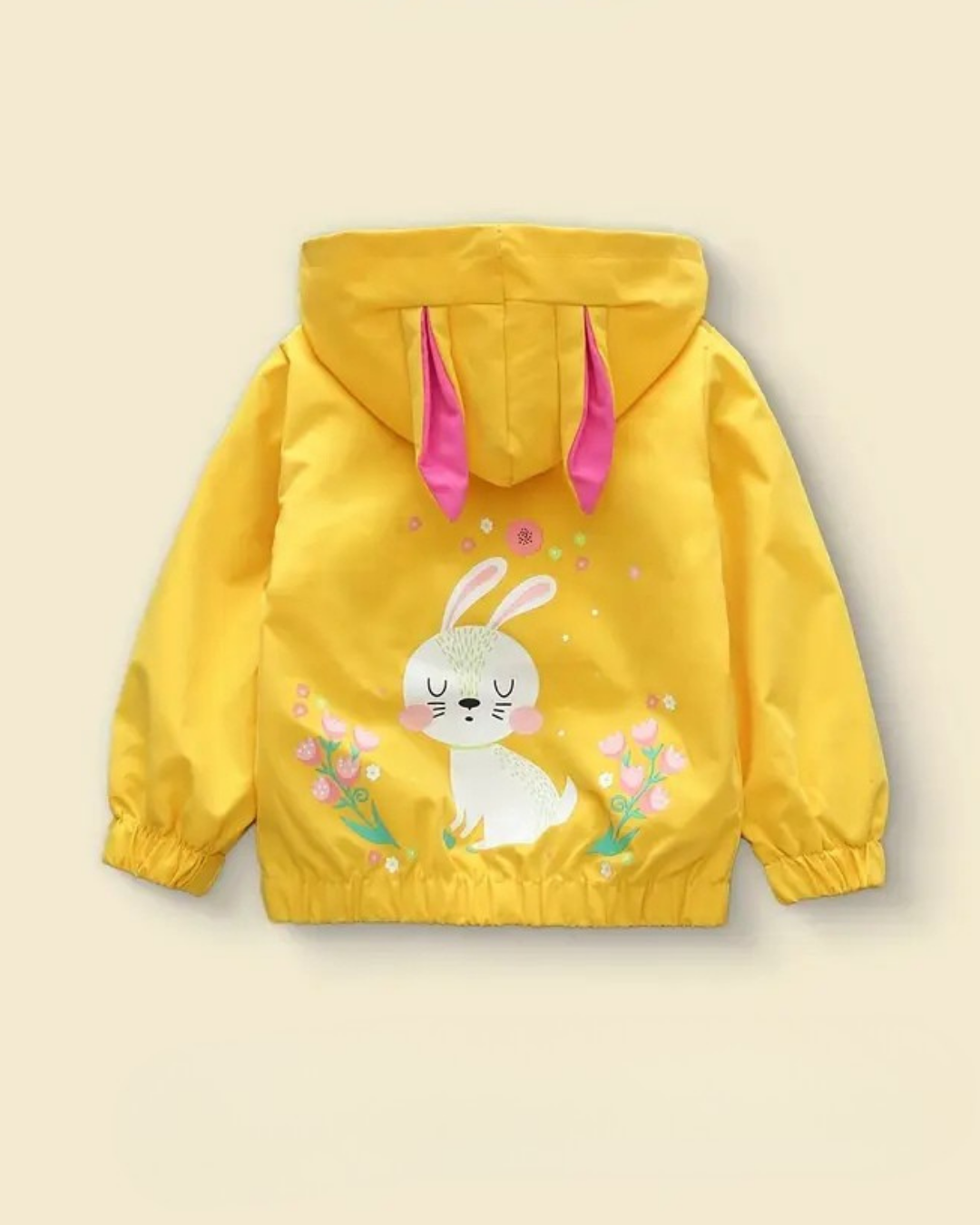 Abrigo ligero para niñas con diseño de capucha y estampado animado®