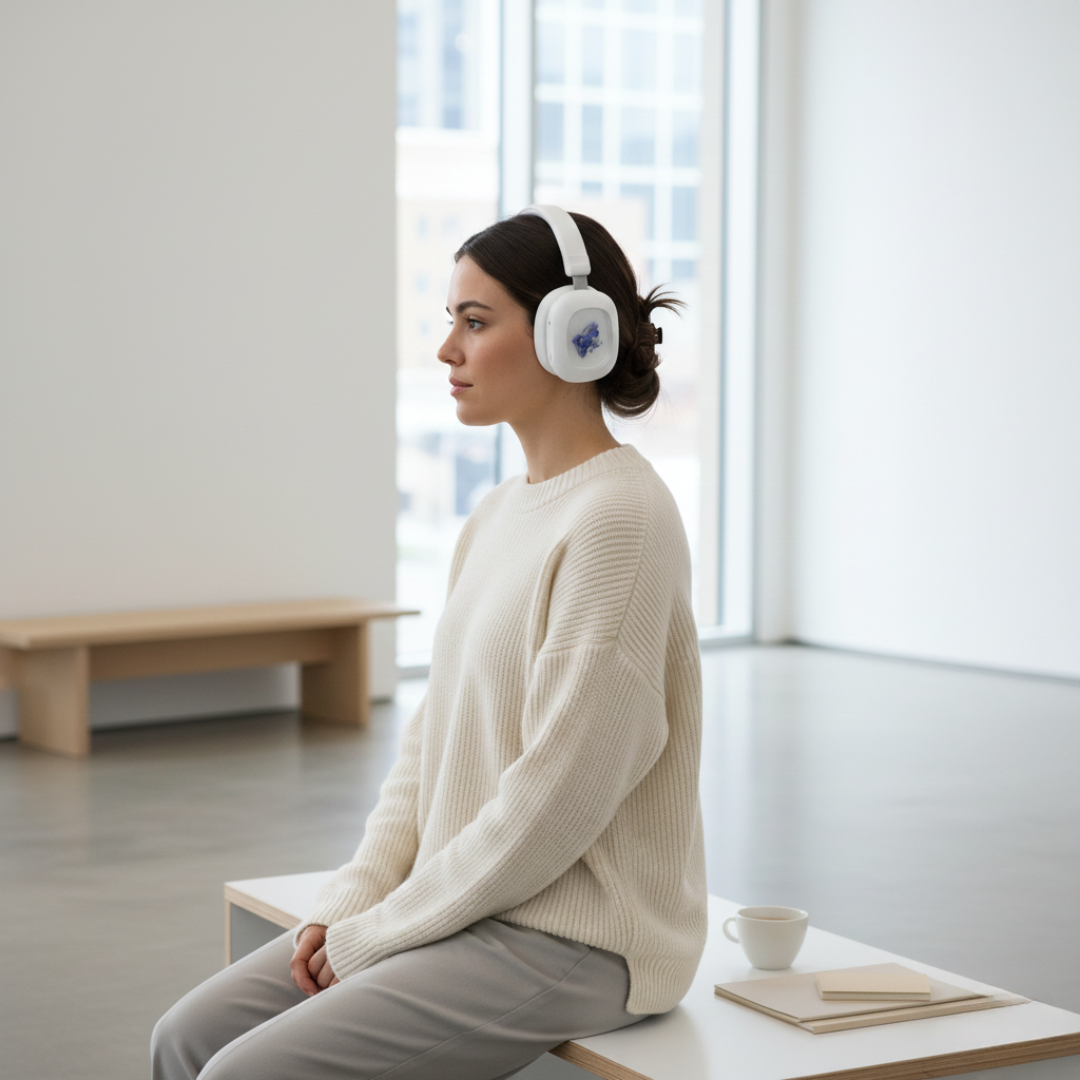 Auriculares inmersivos con efecto ferrofluido