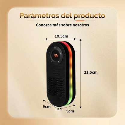 Mini calefactor eléctrico de enchufe con temperatura ajustable®