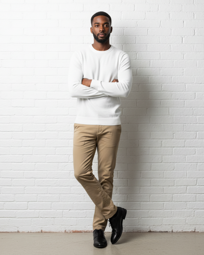 Suéter Manga Larga con un Corte Clásico para hombre