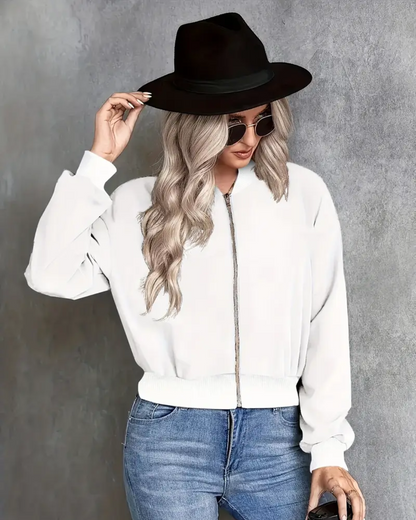 Chaqueta de cremallera para mujer