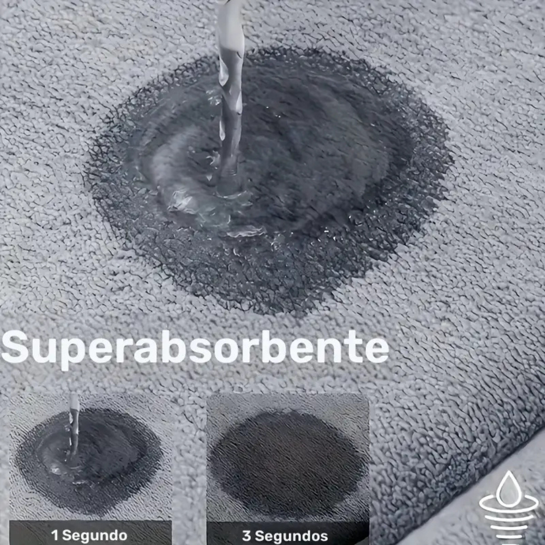 Alfombra de baño vintage absorbente y antideslizante