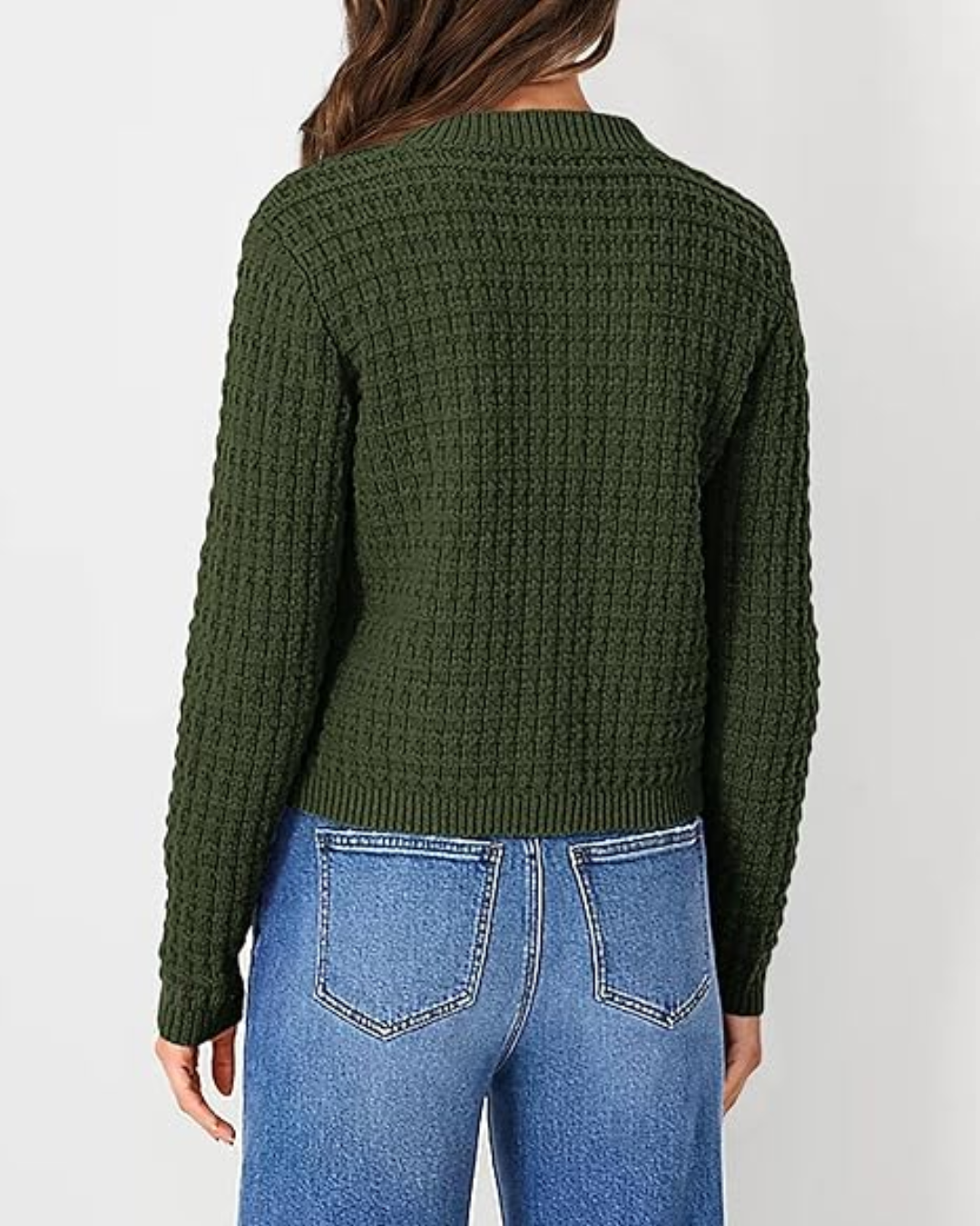 Cardigán de Punto con Botones para Mujer