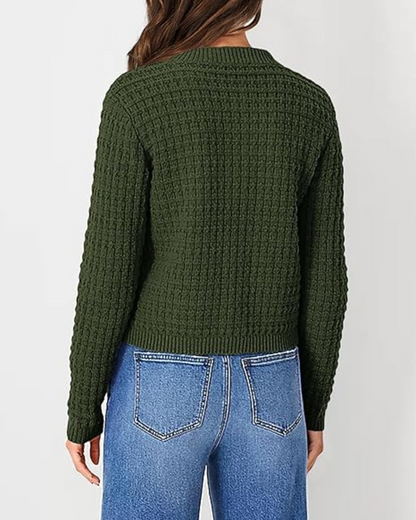 Cardigán de Punto con Botones para Mujer