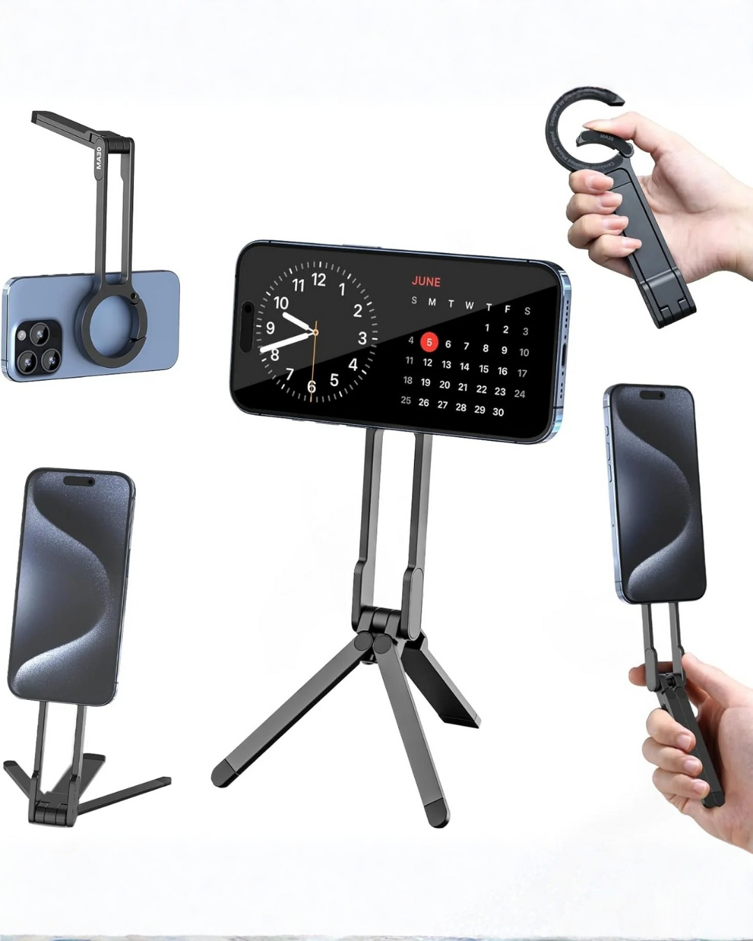 Soporte de Estabilidad Móvil Premium 360° Plegable