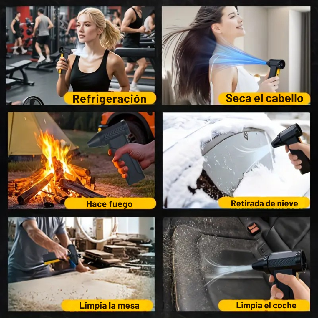 Soplador turbo jet portátil