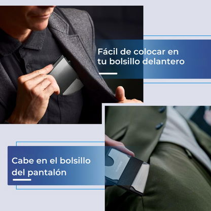 Cartera delgada con tarjetero para hombres
