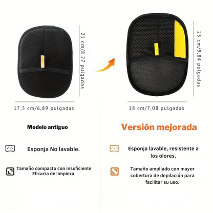 Guantes estáticos para la eliminación de pelo