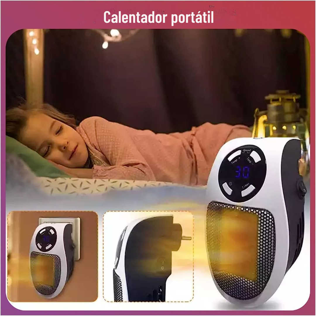 Calefactor y Ventilador Personal Inteligente 2 en 1