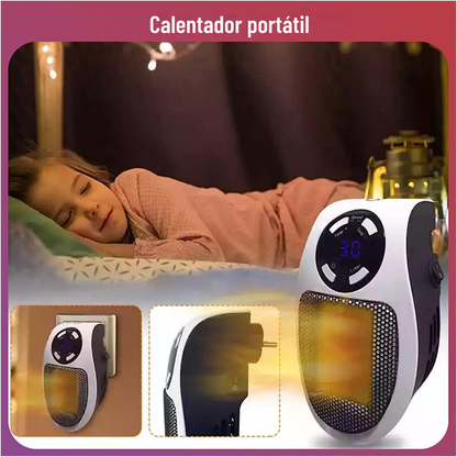 Calefactor y Ventilador Personal Inteligente 2 en 1