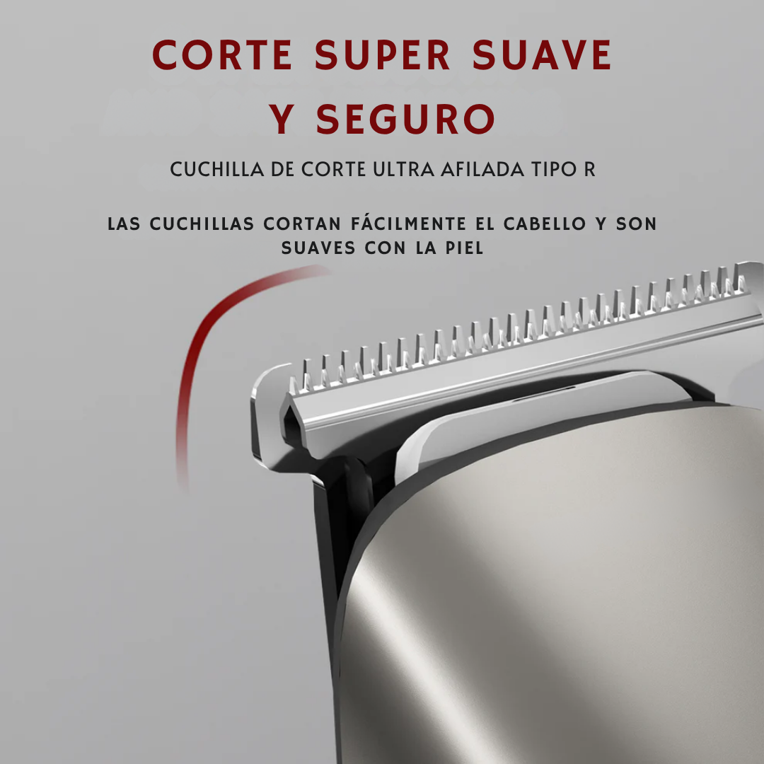 Afeitadora Eléctrica Recargable Resistente al Agua para Todo el Cuerpo