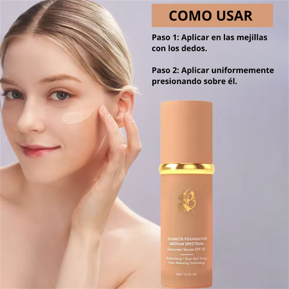 Base Líquida 4 en 1 con SPF 50 para una Piel Perfecta