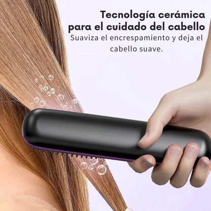 Cepillo inalámbrico con pantalla LCD y calefacción rapida