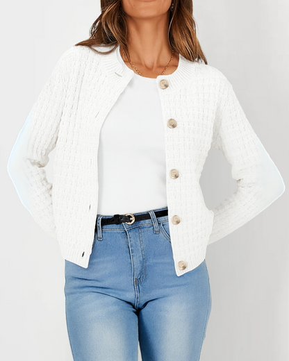 Cardigán de Punto con Botones para Mujer