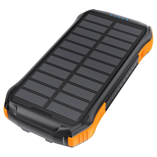 Power Bank Solar de 10.000 mAh resistente al agua y a los golpes