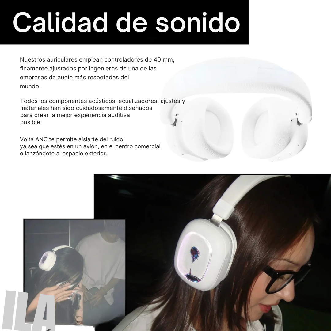 Auriculares inmersivos con efecto ferrofluido