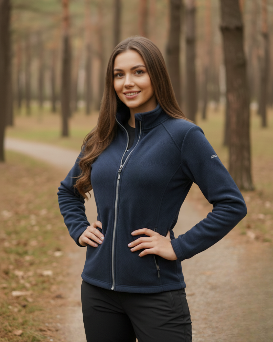 Chaqueta de cuello alto para mujer