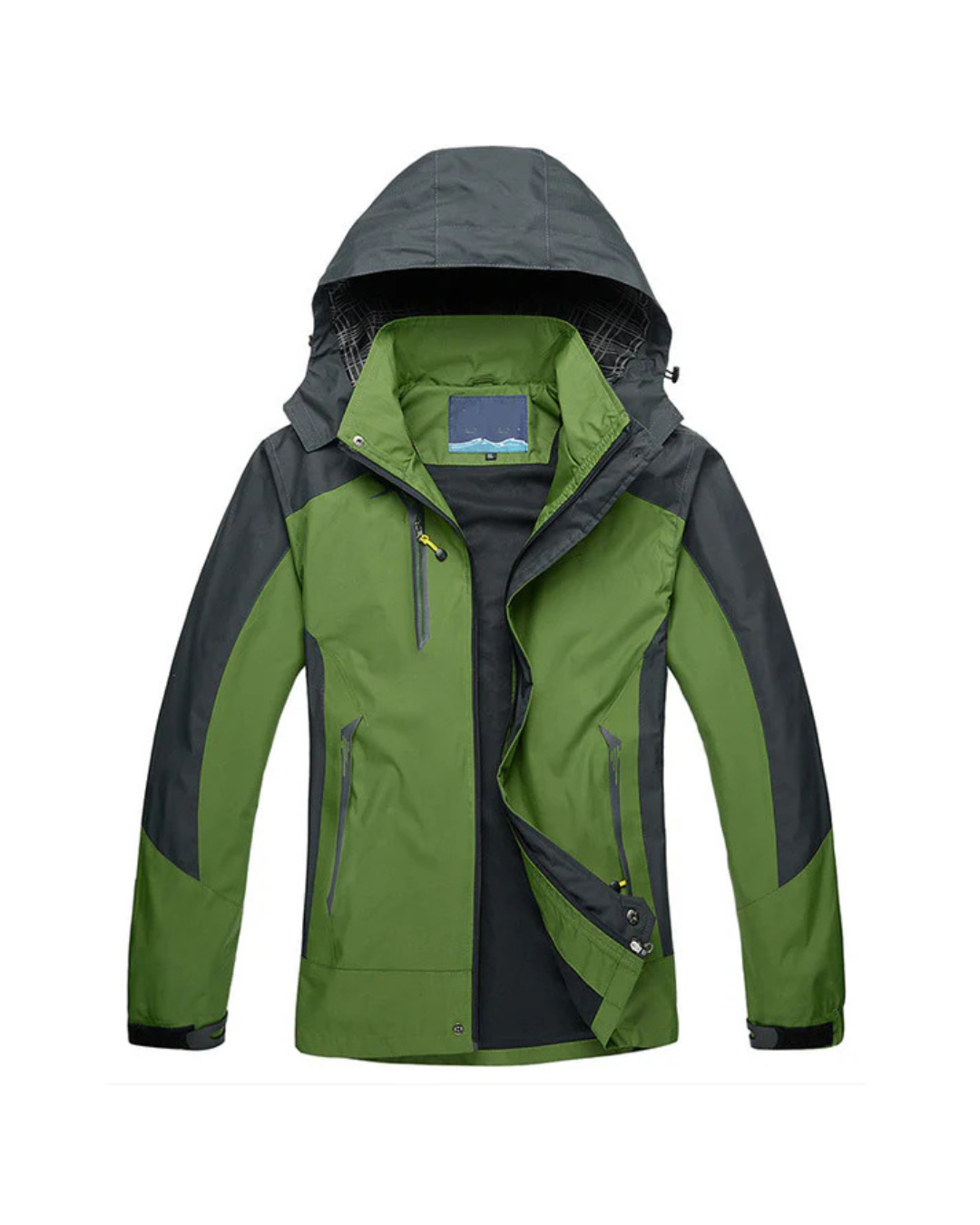 Chaqueta Rompevientos Impermeable con Capucha