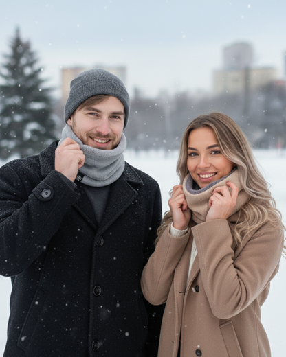 Bufanda de Cuello Elegante con Forro de Terciopelo®