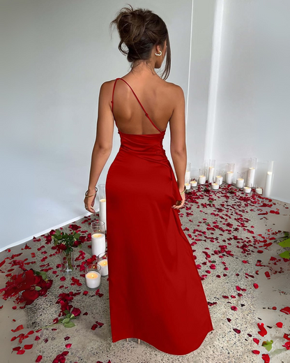 Vestido con abertura lateral para mujer