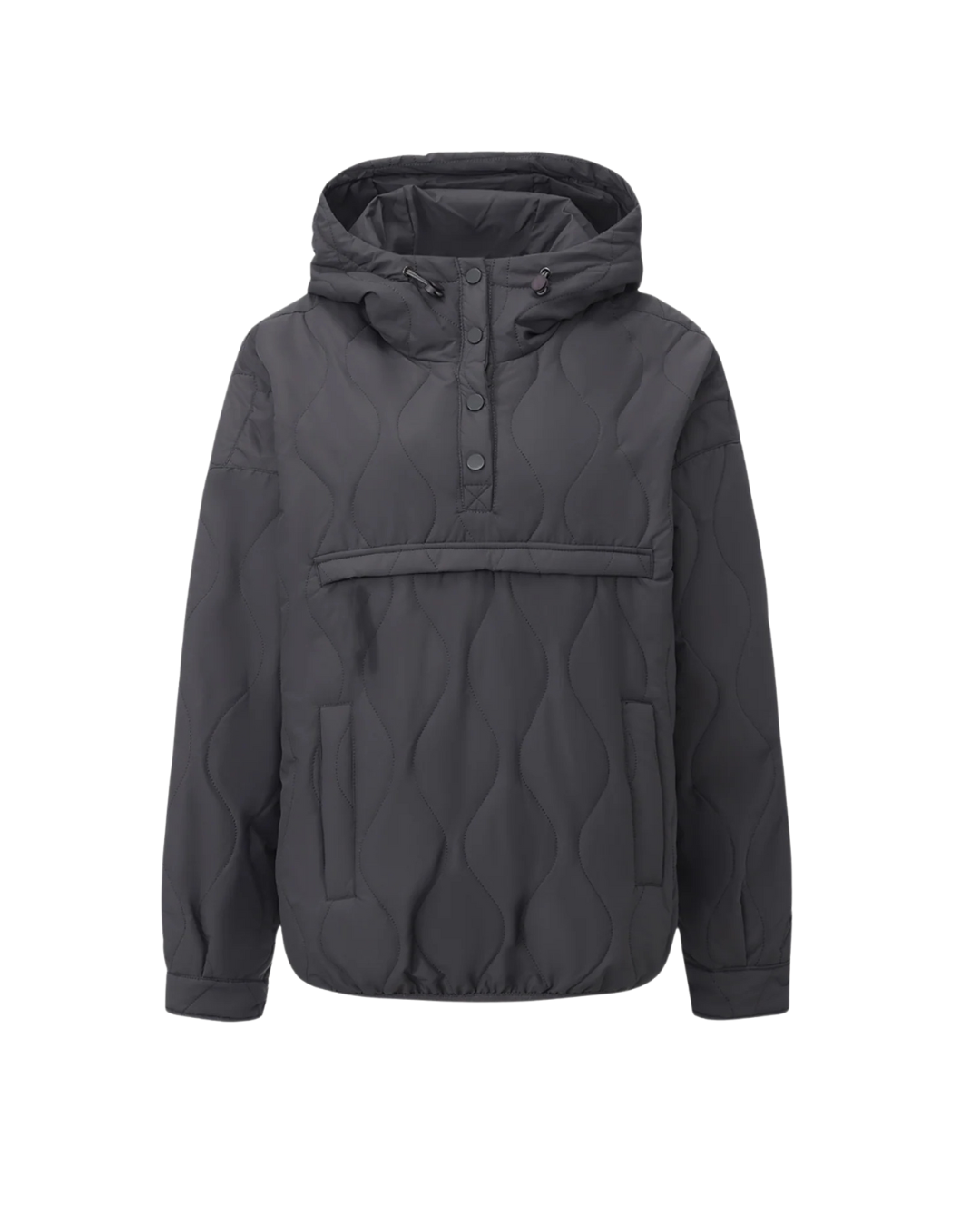 Abrigo con capucha acolchada plegable e impermeable Para Mujer