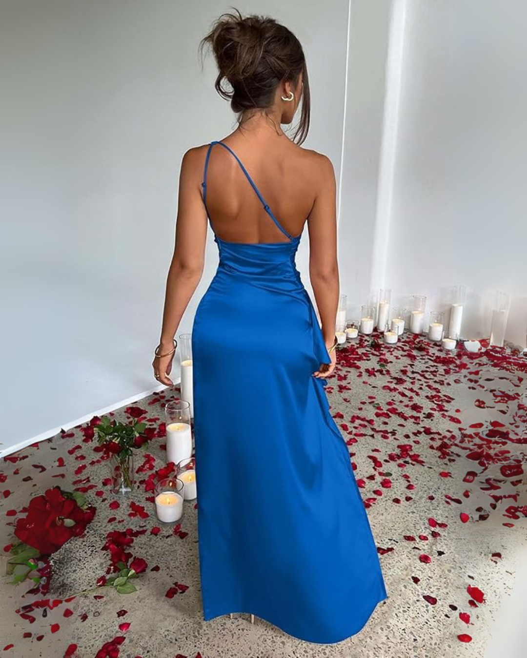 Vestido con abertura lateral para mujer