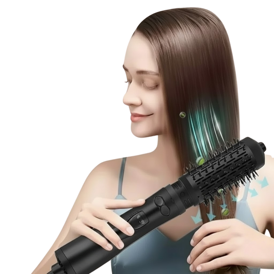 Cepillo Secador y Moldeador de Aire Caliente 3 en 1 Para Mujer