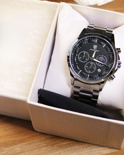 Reloj Náutico de Lujo en Acero Para Hombre