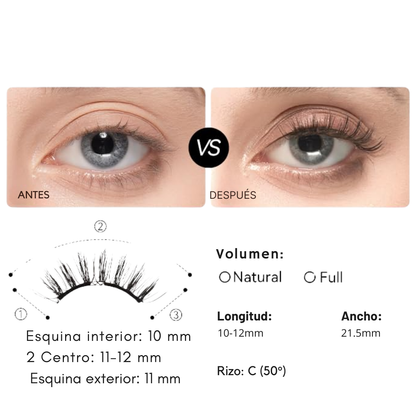 Kit de Pestañas Magnéticas para Mujer (OFERTA 2X1)
